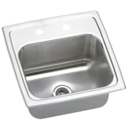 15 Inch Top Mount Single Bowl Stainless Steel Bar Sink  - Featured View view