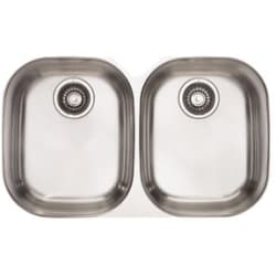 29 Inch Undermount Double Bowl Stainless Steel Sink - Featured View view