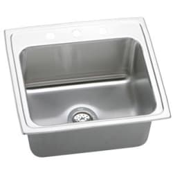 22 Inch Top Mount Single Bowl Stainless Steel Sink - Featured View view