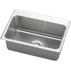 31 Inch Top Mount Single Bowl Stainless Steel Sink - Featured View view