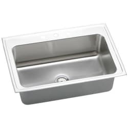 33 Inch Top Mount Single Bowl Stainless Steel Sink - Featured View view