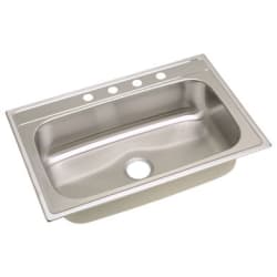 33 Inch Drop-In Stainless Steel Sink - Featured View view