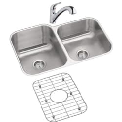 31 Inch Undermount Double Bowl Stainless Steel Sink Package  - Stainless Steel Sink Package view