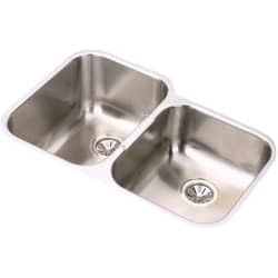 31 Inch Undermount Double Bowl Stainless Steel Sink - Small Bowl On Right view