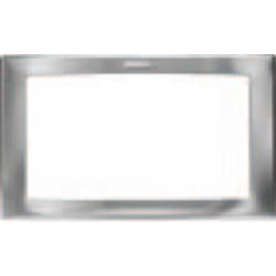 30 Inch Trim Kit for Built-in Microwaves: Black - Stainless Steel view