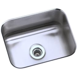 15 Inch Undermount Single Bowl Stainless Steel Sink  - Featured View view
