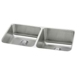 30 3/4 Inch Undermount Double Bowl Stainless Steel Kitchen Sink  - Featured View view