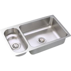 32 Inch Undermount Double Bowl Stainless Steel Sink Package - Featured View view