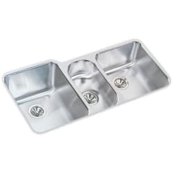 40 Inch Undermount Triple Bowl Stainless Steel Sink Package - Featured View view