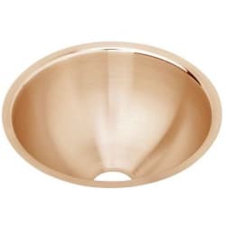 11 3/8 Inch Undermount Single Bowl Copper Sink  - Featured View view