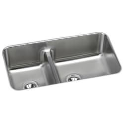32 Inch Undermount Double Bowl Stainless Steel Sink - Featured View view