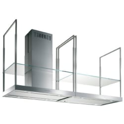 36 Inch Stainless Steel Shelf for Europe (Image Shown w/ Europe Hood) - Featured View with Europe Hood view