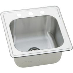 20 Inch Top Mount Single Bowl Stainless Steel Sink - Featured View view