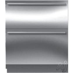 30 Inch Integrated Double Drawer Smart Refrigerator/Freezer  - 30" Integrated Double Drawer Refrigerator/Freezer (shown with optional Stainless Steel panels) view