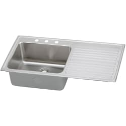 43 Inch Top Mount Single Bowl Stainless Steel Sink - Featured View view