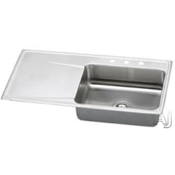 43 Inch Drop-In Single Bowl Stainless Steel Sink - Featured View view