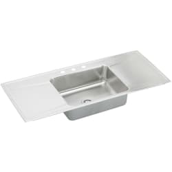 54 Inch Drop-In Single Bowl Stainless Steel Sink - Featured View view