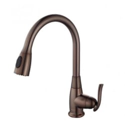 Single Lever Kitchen Pull Out Faucet - Bronze view