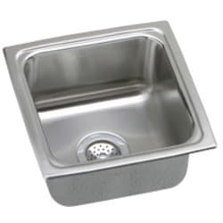 15 Inch Top Mount Single Bowl Stainless Steel Sink - Featured View view