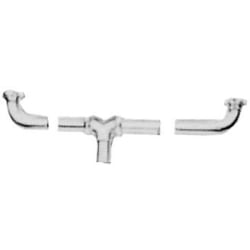 Continuous Waste Drain Connection For 2 Compartment Sink  - Featured View view