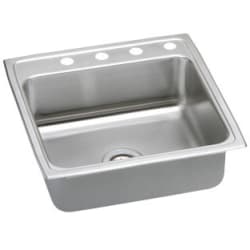 22 Inch Top Mount Single Bowl Stainless Steel Sink - Featured View view