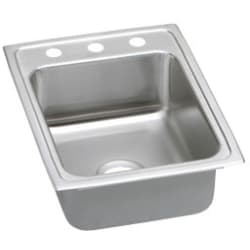 17 Inch Top Mount Single Bowl Stainless Steel Sink - Featured View view