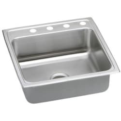 22 Inch Top Mount Single Bowl Stainless Steel Sink - Featured View view