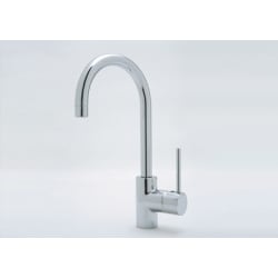 Single Lever Cast Spout Bar Faucet - Polished Chrome view