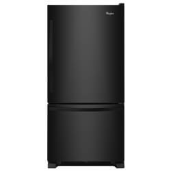 30 Inch Freestanding Bottom-Freezer Refrigerator - Black Front view