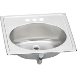 19 Inch Top Mount Single Bowl Stainless Steel Lavatory Sink - Featured View view