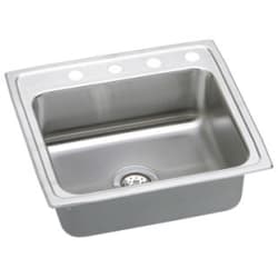 22 Inch Top Mount Single Bowl Stainless Steel Sink - Featured View view