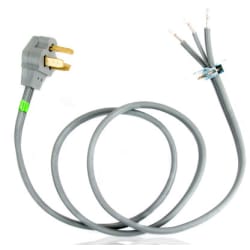 6 ft. 3-Wire 30 Amp Dryer Power Cord - Dryer Cord view