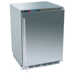 24 Inch Outdoor Refrigerator - View of Stainless Steel Door view