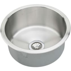 14 Inch Top Mount Round Bowl Stainless Steel Sink - Featured View view