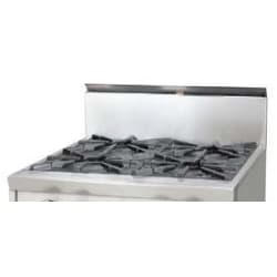 6 Inch Low Profile Backguard: 15 Inch Wide - Featured View view