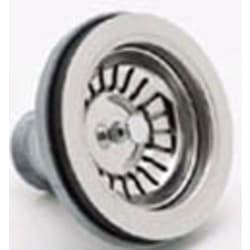 Polished Chrome Manual Strainer Basket - Polished Chrome Manual Strainer Basket w/o Remote Pop-Up view