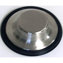 Disposal Stopper for Standard 3 1/2 Inch Drains: White - Disposal Stopper view