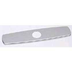 10 Inch Coverplate for 3-Hole Sink: Tuscan Brass - 10-in. Coverplate view