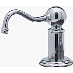 Soap/Lotion Dispenser: Polished Chrome - Perrin and Rowe Style Soap/Lotion Dispenser view