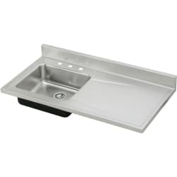 48 Inch Single Bowl Stainless Steel Sink Top - Featured View view