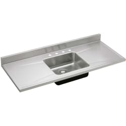 60 Inch Single Bowl Stainless Steel Sink Top - Featured View view
