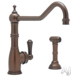 Single Lever Cast Spout Kitchen Faucet  - English Bronze view