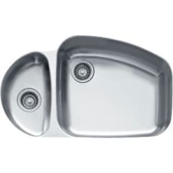 33 Inch Undermount Double Bowl Stainless Steel Sink: Large Bowl On Right - Vision - VNX160 Stainless Steel Sink view