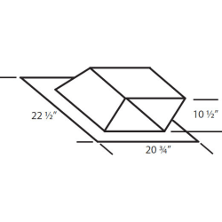 Low Profile Roof Jack - 12 Inch Round (Min. 4/12 Pitch) - Low Profile Roof Jack - 12" Round view