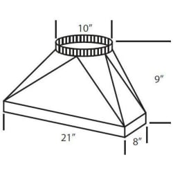 M1200 Transition To 10 Inch Round - M1200 Transition To 10" Round view