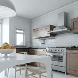 Wall Mount Professional Chimney Range Hood - Lifestyle View view