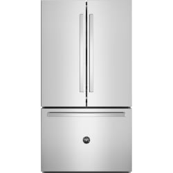 36 Inch Freestanding Counter-Depth French Door Refrigerator  - 36 inch Freestanding Counter-Depth French Door Refrigerator - Gold Accents - Heritage Series view