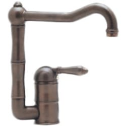 Single Lever Cast Spout Kitchen Faucet - Tuscan Brass view