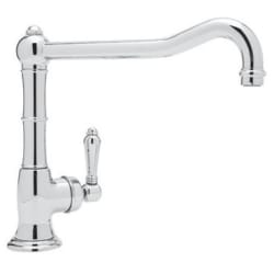 Single Handle Extended Cast Spout Faucet  - Polished Chrome view