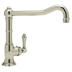 Single Handle Extended Cast Spout Faucet - Satin Nickel view